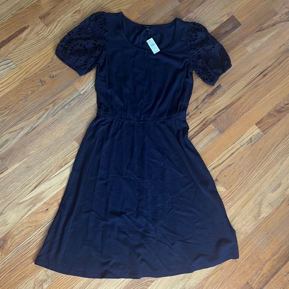 NWT Talbots Eyelet sleeve dress
